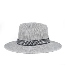 Summer Hainan straw hat outdoor big eaves farmer sun hat sunscreen cowboy hat men and women beach hat travel hat