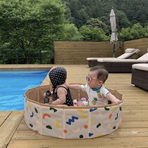 ins Wind ocean ball pool baby game Pool children Bath play water play sand pool indoor and outdoor leisure pool foldable