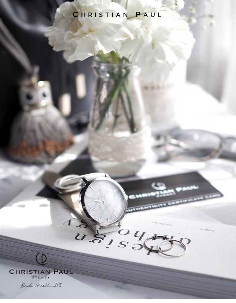 instagram超火网红品牌 Christian Paul 澳洲CP MAR35M 大理石表盘时尚手表 天猫优惠券折后￥666起包邮（￥1016-350）男、女多色可选