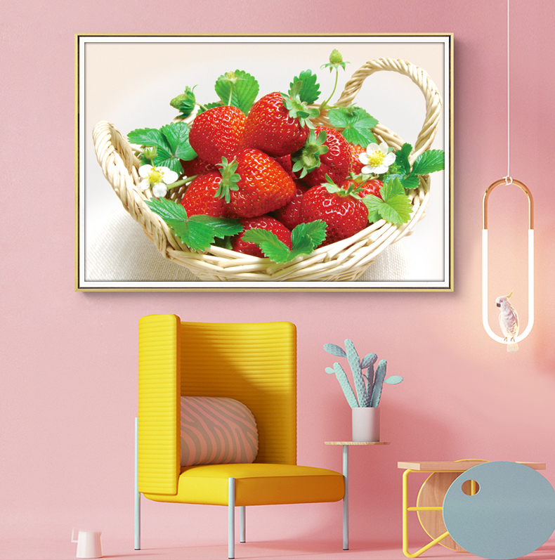 Kim cương khoan sơn đầy đủ các nhà hàng thêu dâu kim cương tươi và tự nhiên khâu phòng khách mới tràn hạnh phúc 2019 - Công cụ & phụ kiện Cross-stitch bán tranh thêu chữ thập online