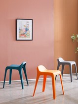 Plastic stools thickened Home adult table High bench Modern minimalist Milk Tea Shop Jumphot and other Seat Stools