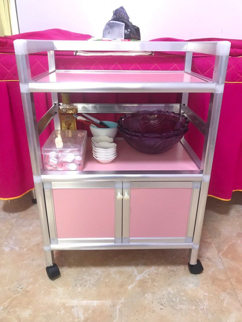Physiotherapy cupping hospital with liu manicure tattoo beauty trolley with cabinet tool car net red rack