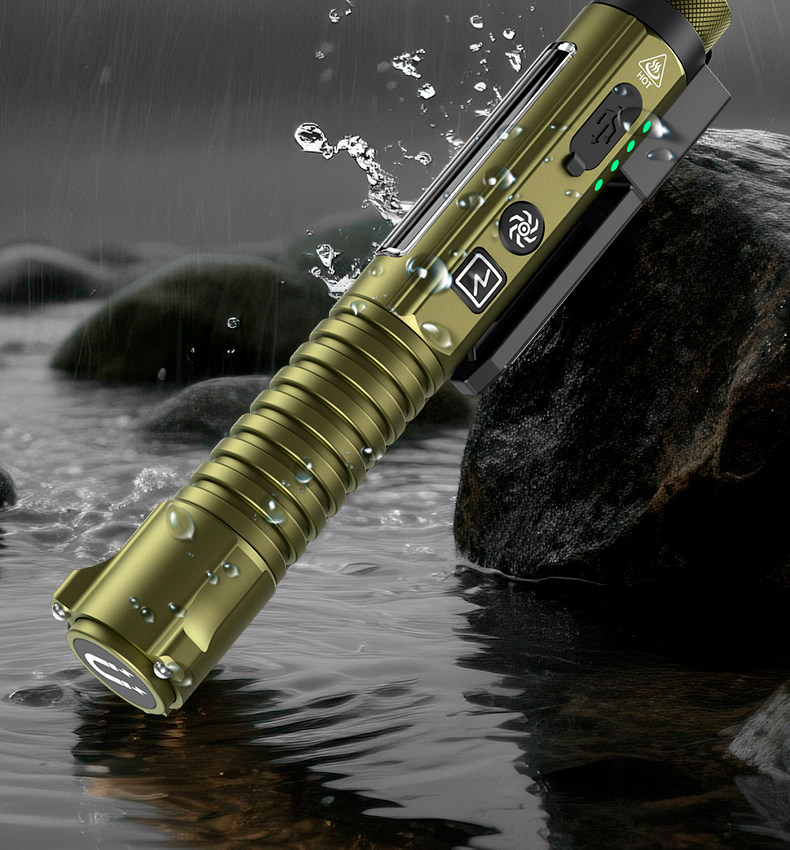 2026 New Model High-Brightness Flashlight, Rechargeable, Small, Portable, Multi-Function, Magnetic Work Light, Ultra-Bright for Outdoor Use