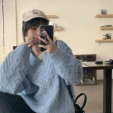 Ретро трикотажный сексуальный свитер, куртка, увеличенная толщина, V-образный вырез