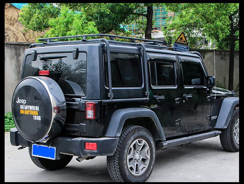 Áp dụng cho sửa đổi hành lý của Wrangler 07-17 Jeep JK - Roof Rack giá nóc xe ô tô tải