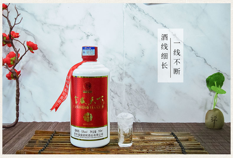 贵州富盛天下窖10酱香型白酒