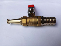 High Pressure Fire Fighting All Copper Guns 4 5 6 Min Pipes 1 Inch Hose Nozzle Head With Switch Home Flush Nozzle