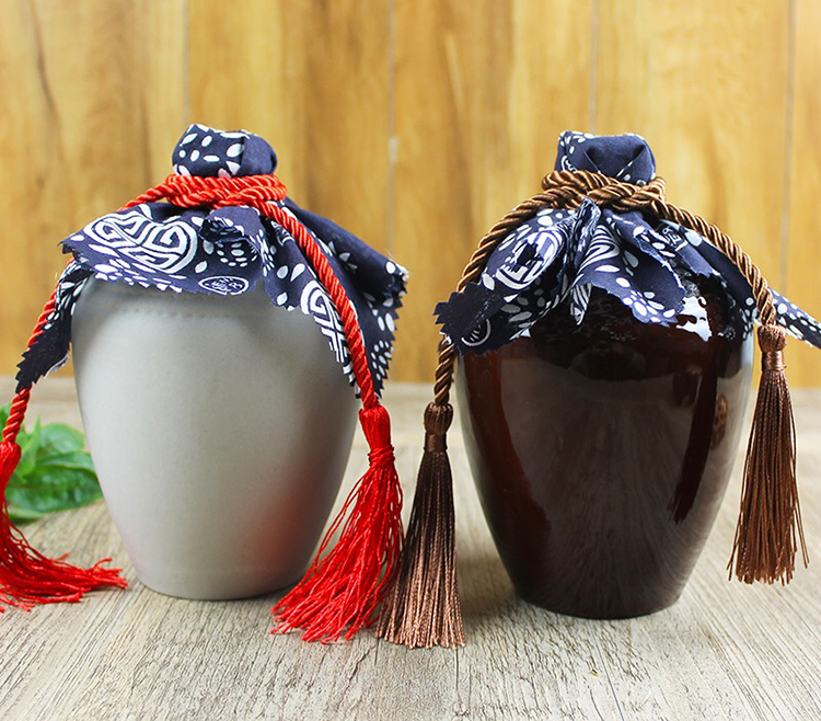 1 kg tải gốm nhỏ chai rượu vang retro bộ rượu vang 白 Rượu Tây Tạng rượu vang vàng retro số lượng lớn đất nung lọ sản xuất - Rượu vang đồ khui rượu vang