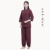 Ăn mặc Nhà Suit Vintage Han Quần áo Yoga đơn Li của Trung Quốc FengZen nữ ăn mặc Thiền 