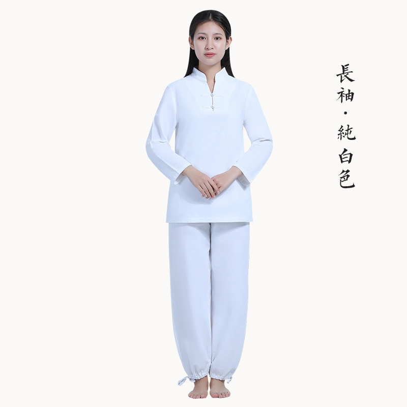 Ăn mặc Nhà Suit Vintage Han Quần áo Yoga đơn Li của Trung Quốc FengZen nữ ăn mặc Thiền