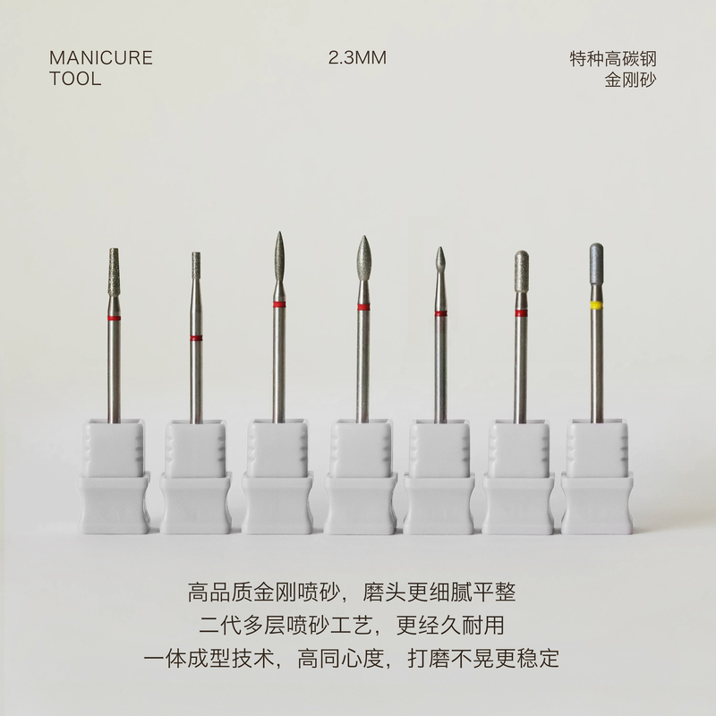 Nail Polishing Head, Cost-Effective, Russian-Style, Japanese-Style, Universal Nail Pre-Treatment Tool, Dry and Wet Treatment, Special for Manicure