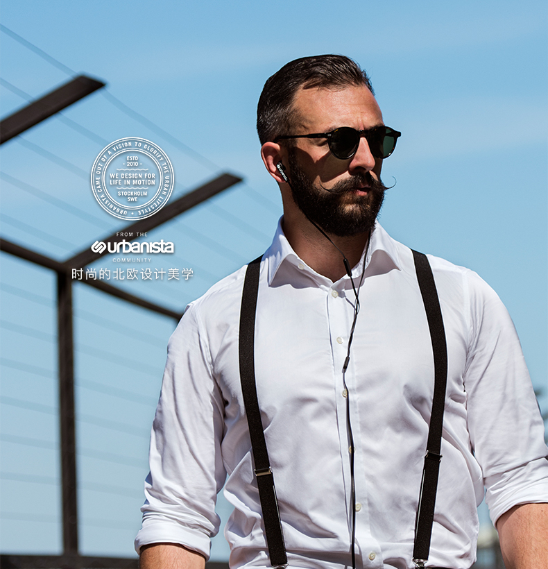 URBANISTA 爱班 SAN FRANCISCO 三藩市 面条线控 半入耳式耳机 天猫优惠券折后¥99包邮(¥169-70)多色可选