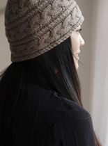 APCSHOP Michelin share 2021 Italian suede knitwear Thickened Universal White Mountain Cashmere Hat