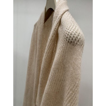 APCSHOP Michelin lattice hollowed-out knitted cashmere scarf ladys office shawl outside for summer