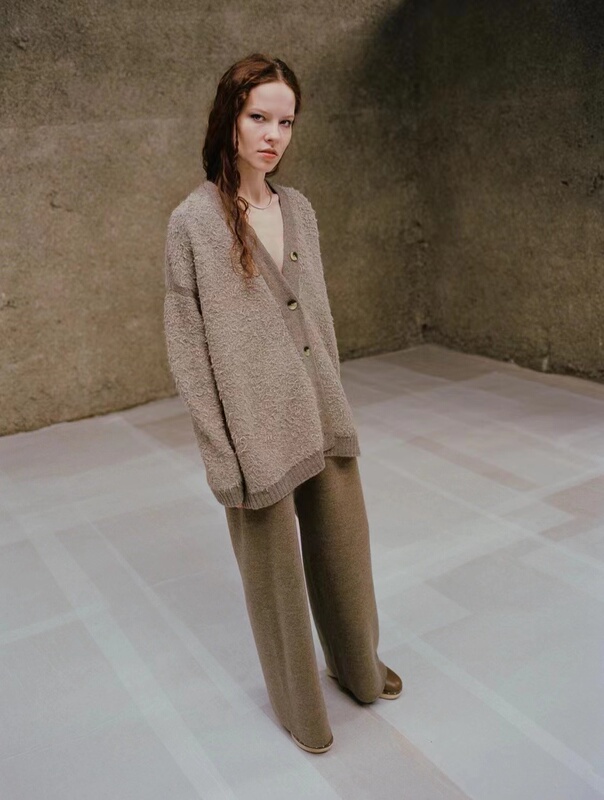 In Stock Lauren Manoogian Sherpa Wool Cashmere Cardigan 50% off