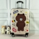 Phim hoạt hình vali nữ xe đẩy trường hợp phổ bánh xe trẻ em vali 20 inch 22 inch 26 inch mật khẩu hộp mẫu hành lý