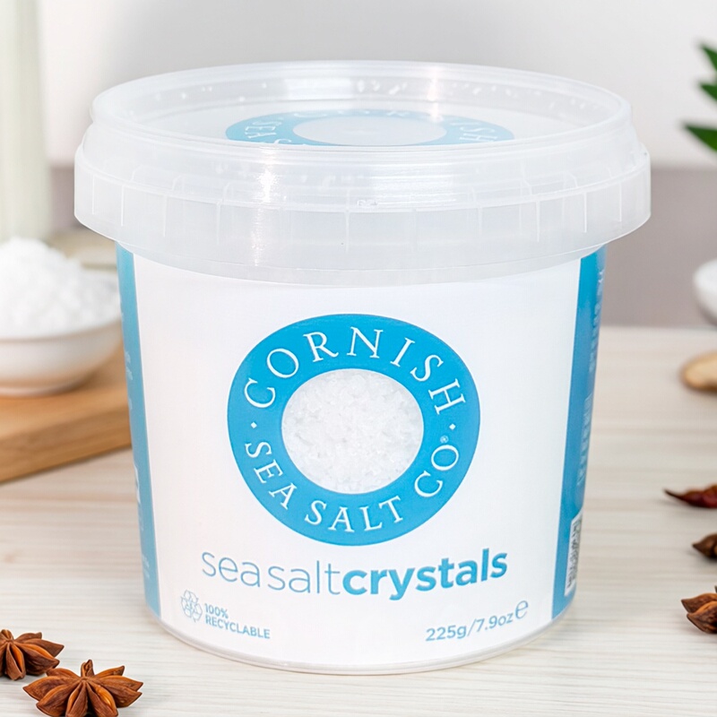 British Imported Walcon Crystalline Sea Salt 225g for Seasoning Western-Style Marinated Meat, Baked Goods, Desserts, and Bread to Enhance Flavor