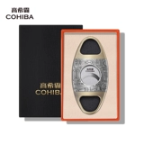 Cohiba gaosh Сигар с сигарными сигарными сигарными сигарами и открывающимися перфорациями буровые бурные двойные ножи с острым размером удары