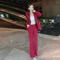 Anti-season special price 339 Advanced Sensation Fried Street Design Feeling Chest suit jacket Womens spring and autumn Micro Laterpants Western suit suit