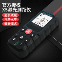 Meteo X5 laser rangefinder infrared measuring ruler high precision handheld measuring instrument distance measuring room meter laser ruler