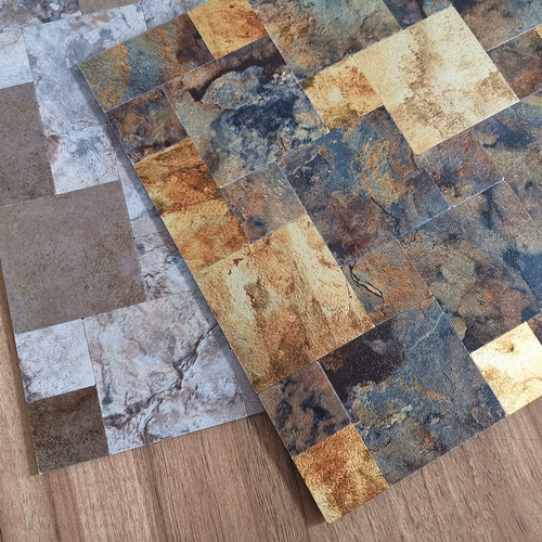 Самоклеющаяся трехмерная металлическая мраморная водонепроницаемая мозаика на стену