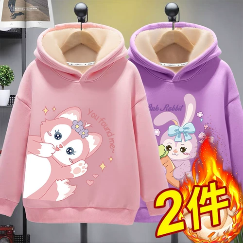 Демисезонная утепленная толстовка, детский пуховик, толстовка с капюшоном, детская одежда, подходит для подростков, увеличенная толщина