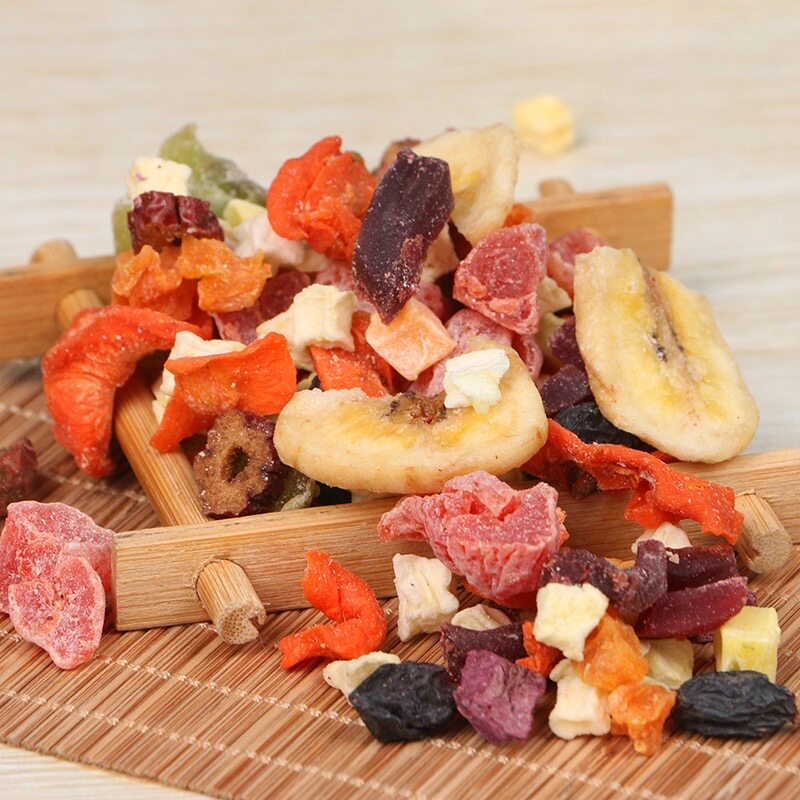 Fruit salad 50g dried fruit snack hamster Dutch pig ChinChin rabbit guinea pig molars nutritious food
