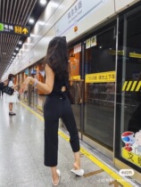  lululemon Align Wide Leg Crop23  Yoga Sport Naked Wide Leg Casual Pants