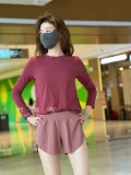 Покупка Lululemon Love с длинным рукавом йога повседневное дышащее, удобное, свободное длинное