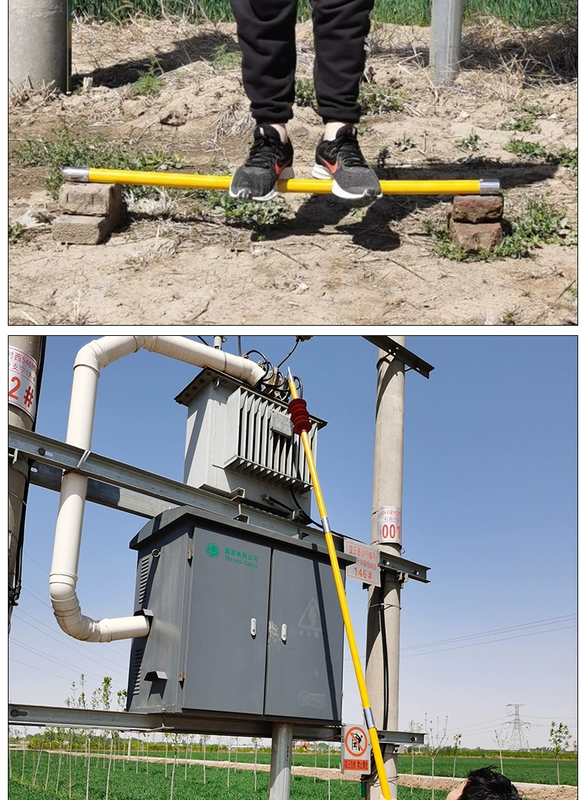 Thanh Lingke thanh cách điện cao áp thanh kéo lên thanh cách điện điện thanh điều hành kính thiên văn 10 kV siêu cứng 35kv sào cách điện 110kv