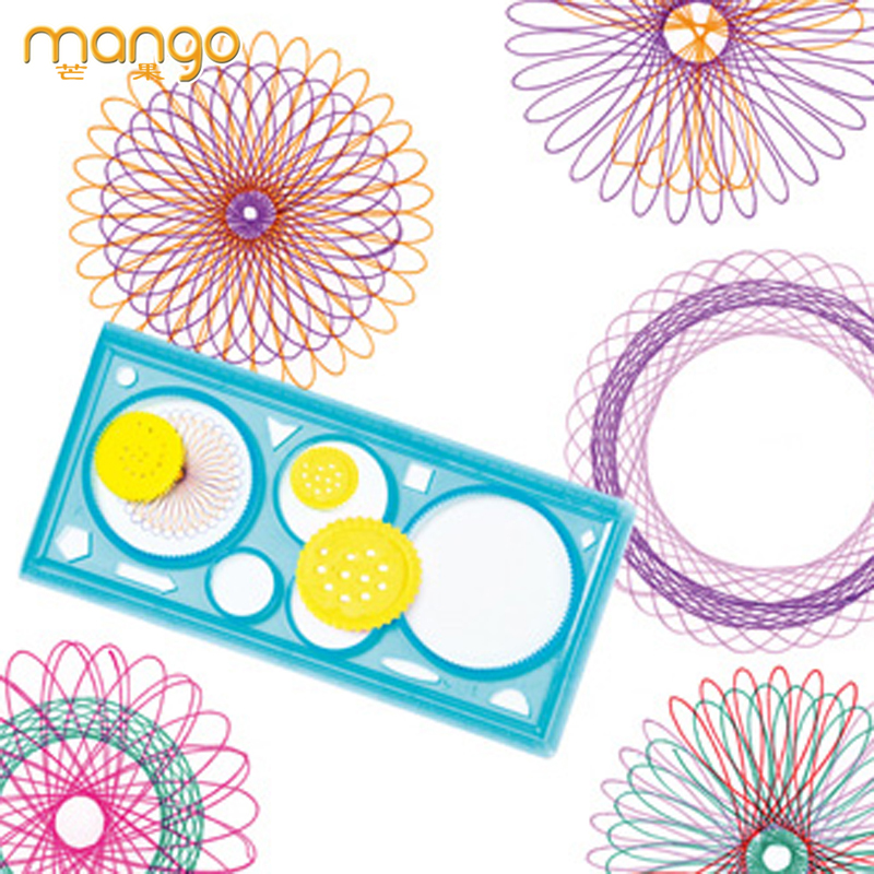 Drawing Ruler templates Wanhua ruler Primary school Children's magic suit Multi-functional Drawing Creative Big Number Magical Puzzle