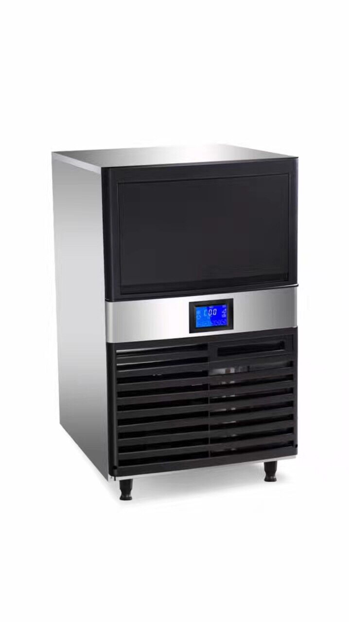 Shanghai ice machine commercial refrigeration equipment vertical air-cooled ice production 50kg cube ice LB100A