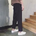 Chín quần nam Hàn Quốc giản dị 9 điểm quần ống rộng quần thẳng ống rộng quần phù hợp với quần ống rộng quần Nhật Bản quần thun nam Quần