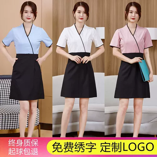 Салон красоты красоты, магистр, профессиональная одежда, женская юбка, образующая кожу 绦 молоко