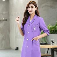 Фиолетовая одежда и белый край седьмой рукав