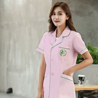 Порошковое пальто плюс зеленый край короткие рукава