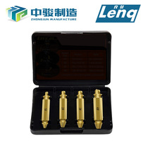 The end of the loader is removed the slip is damaged the broken wire is removed the head is broken the accessory box is tooled the screw is double-headed