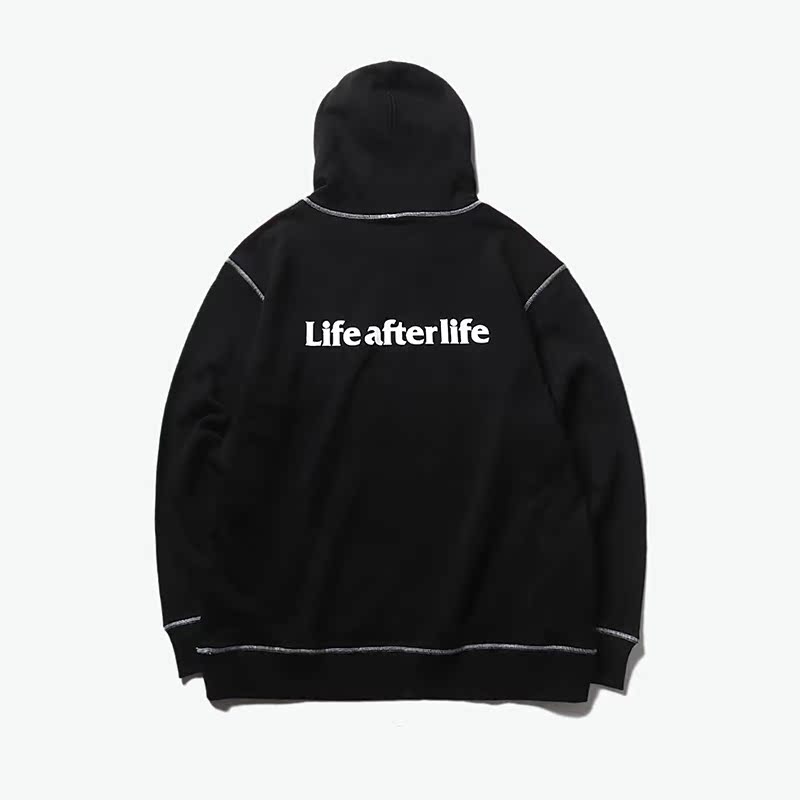 YOHO có một sự đột biến thương hiệu Life. After Life 2020 mùa xuân dress New Loose Hood in bảo vệ con người.