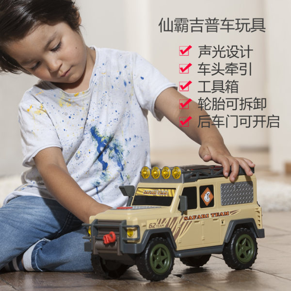30厘米车身 SIMBA 仙霸 大型儿童声光仿真玩具车 优惠券折后￥129包邮（￥159-30）吉普车、警车、战地车、救护车4款可选