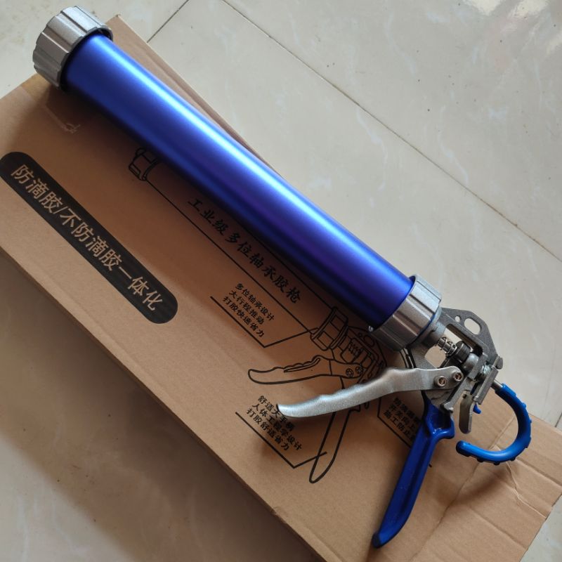 Modified Kefa 3 bearing labor-saving glue gun large stroke 25 bottom structure glue soft glue gun glass glue anti-drip glue