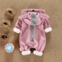 Quần áo sơ sinh cho bé sơ sinh nam và nữ 3 tháng mùa thu đông Bộ sơ sinh 0 1 tuổi dày váy jumpsuit 6 shop quan ao baby