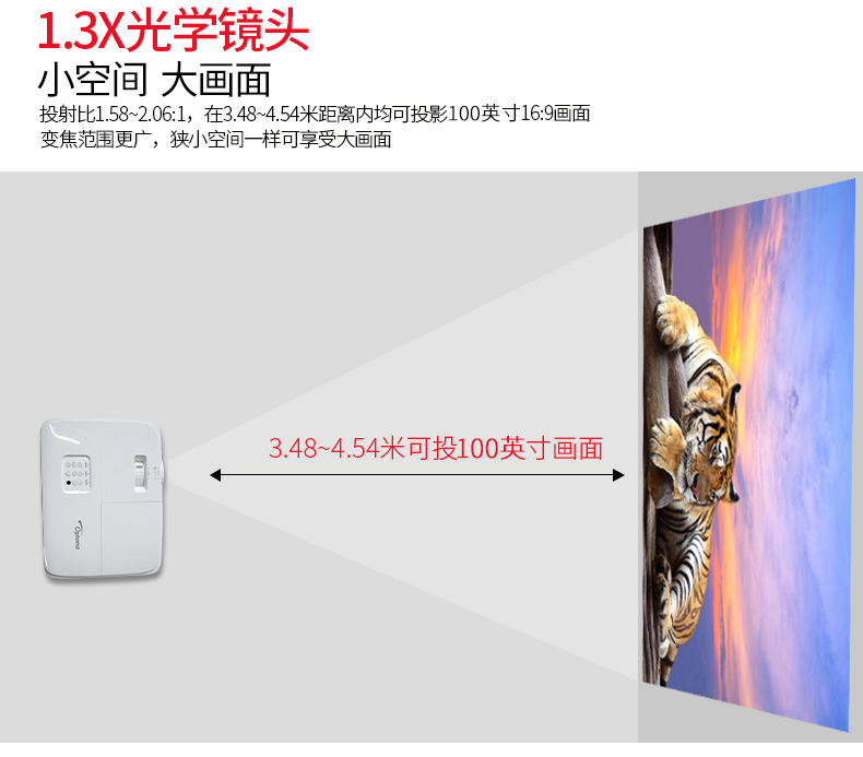 Optoma Optoma HD290 Máy chiếu gia đình wifi Không dây Rạp hát tại nhà Điện thoại HD 3D Blu-ray Ban ngày Đầu tư trực tiếp Thương mại Văn phòng Giảng dạy Hội nghị Đào tạo Máy chiếu Kinh doanh 1080p máy chiếu sony