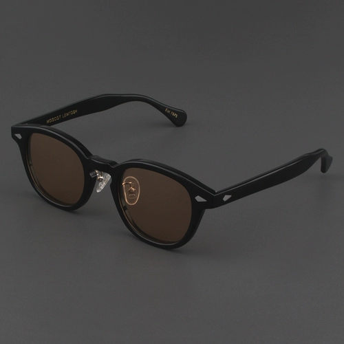 MOSCOT LEMTOSH Ретро солнцезащитные очки, черный цветовой круг