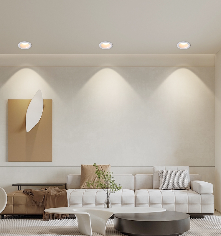 2025智能家居趋势下,如何选择全光谱小山丘射灯高显色护眼LED防眩嵌入式天花筒灯?