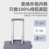 Сиреневый чемодан, прочная качественная коробка, 20 дюймов