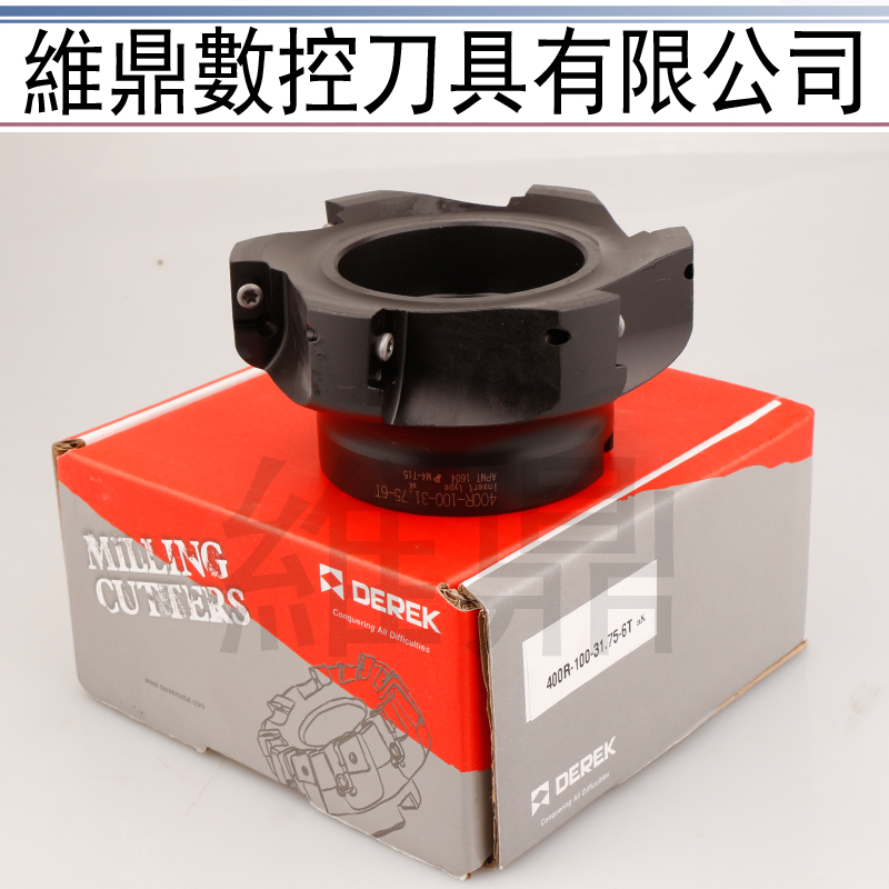 Deckadd hard BAP400R milling cutter disc numerical control flying cutter disc flat right angle black disc knife R0 8 50-160