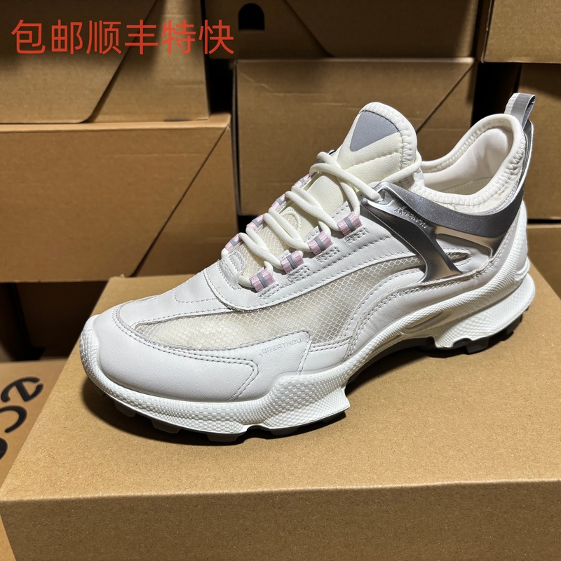 Authentic Ecco Women's Shoes 2026 Spring and Summer New Mesh Non-Slip Shock-Absorbing Casual Sports Shoes 803393
