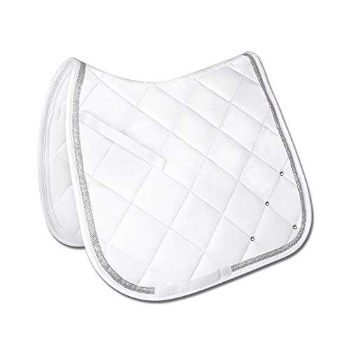 European Advanced Equestrian Dance Saddle Mat Competition Exclusive White Dance Step Horse Sweat Mat Large Medium S