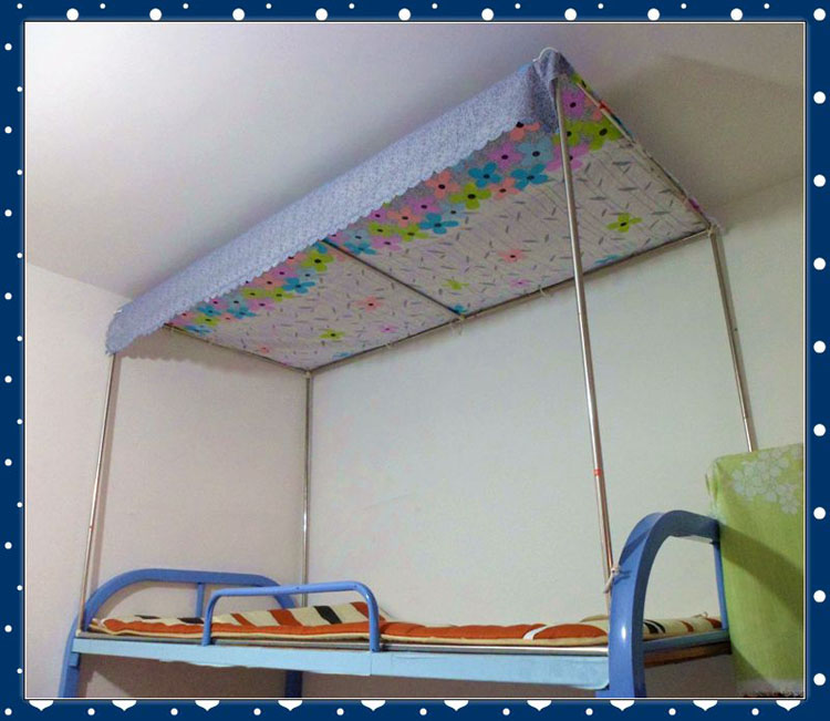 Miễn phí vận chuyển rèm cửa vải bán bóng sinh viên ký túc xá màn ngủ giường ký túc xá Mantle vải - Bed Skirts & Valances rèm quây giường