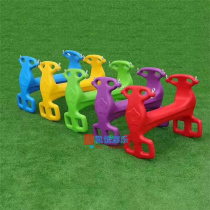Kindergarten outdoor swing board I-shaped hanging chair Childrens baby rocking chair Large outdoor swing Garden swing chair